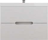 Style Line Тумба под раковину Матис 80 подвесная белая матовая